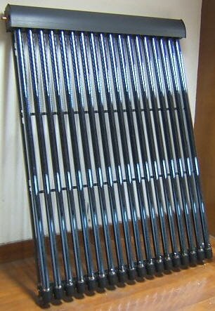 Evacuated tube solar panel, 18 tubes 58x1800